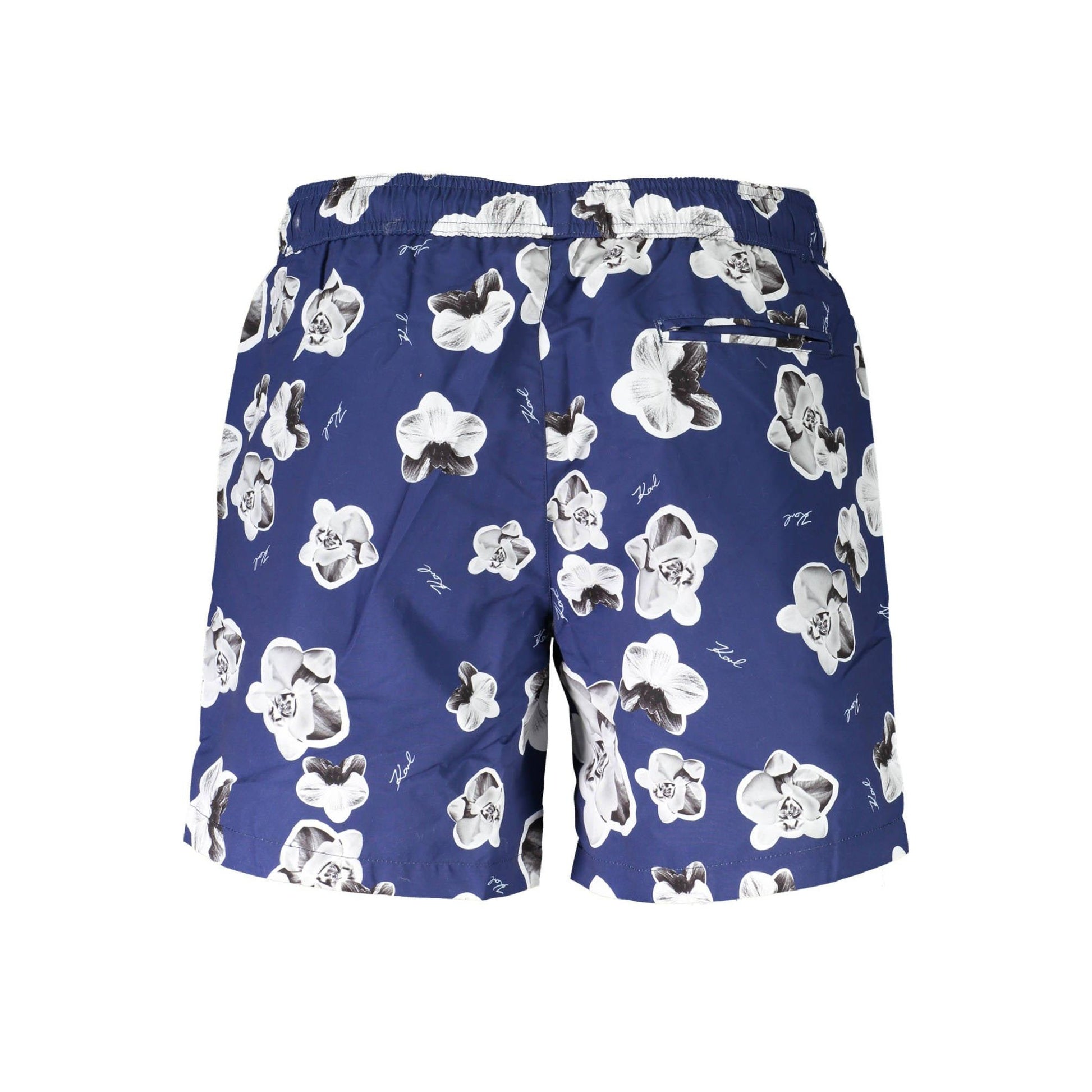 Karl Lagerfeld Pantaloni baie KL20MBM12 BLEUMARIN
