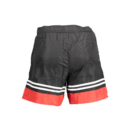 Karl Lagerfeld Pantaloni baie KL22MBS03 NEGRU
