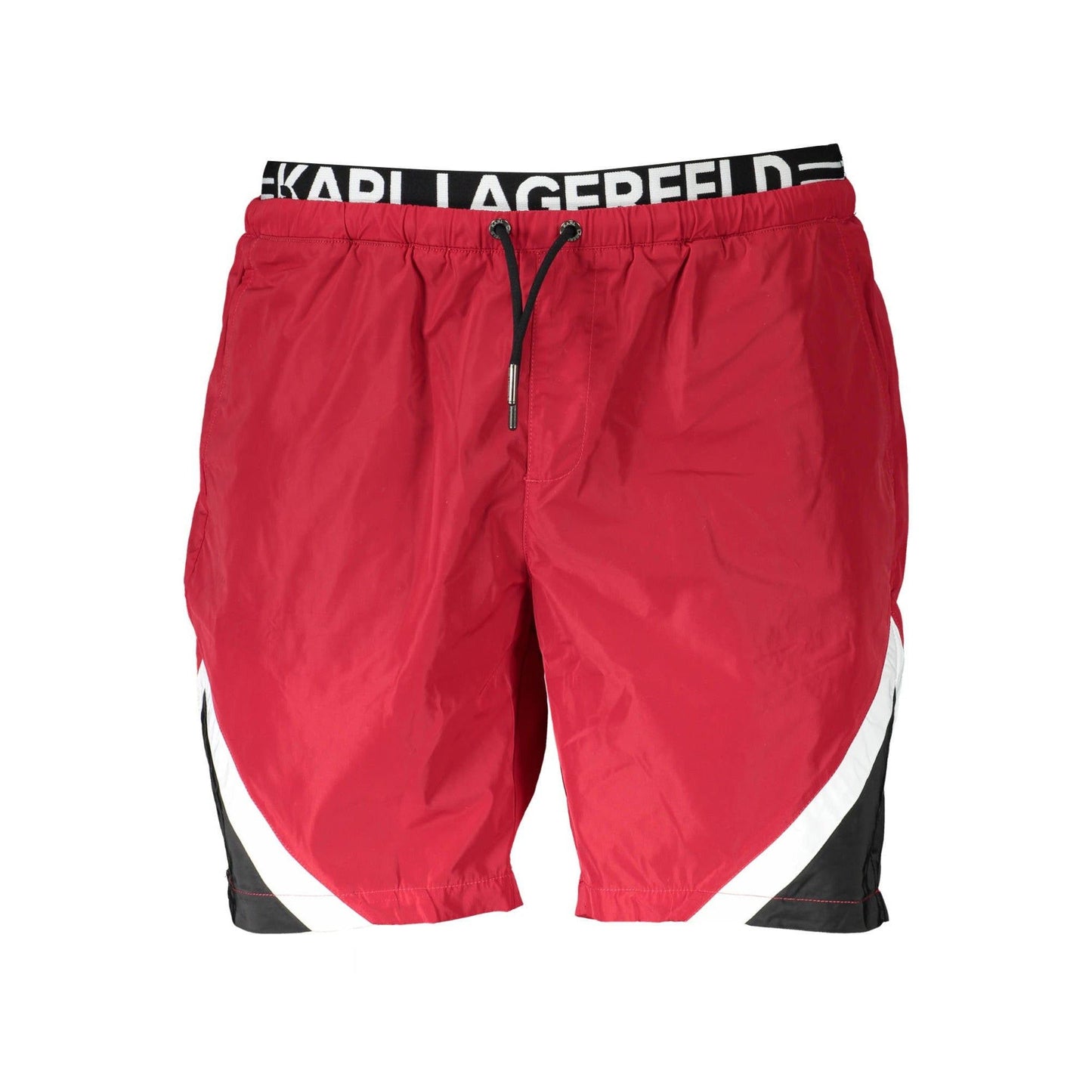 Karl Lagerfeld Pantaloni baie KL20MBM05 ROȘU