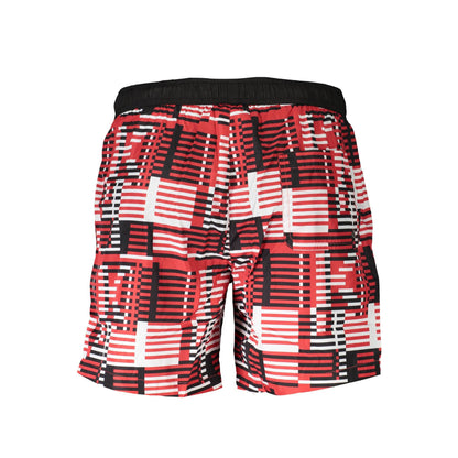 Karl Lagerfeld Pantaloni baie KL20MBM11 ROȘU