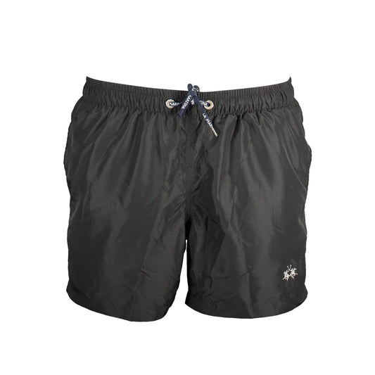 La Martina Pantaloni baie XMM002PA114 NEGRU