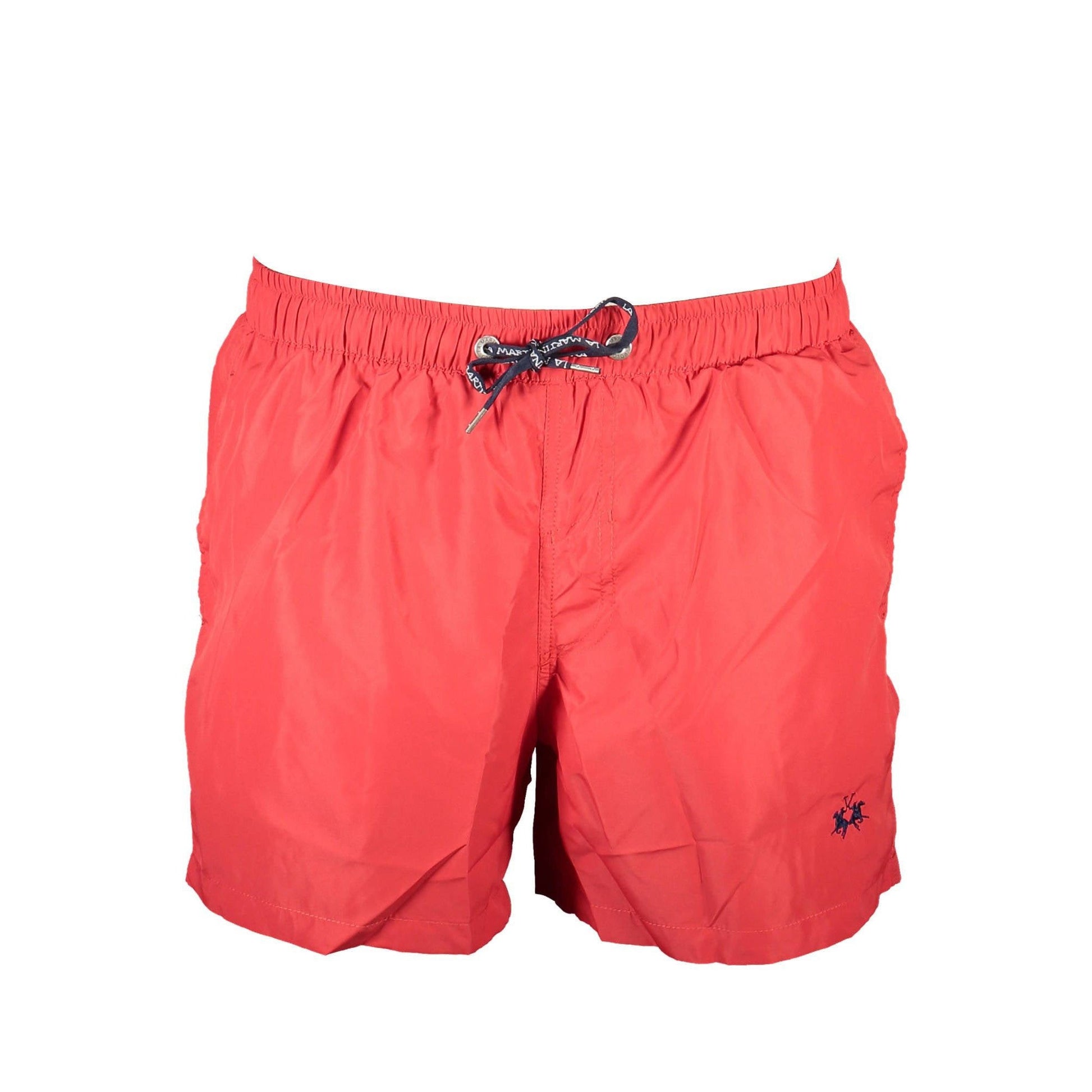 La Martina Pantaloni baie XMM002PA114 ROȘU