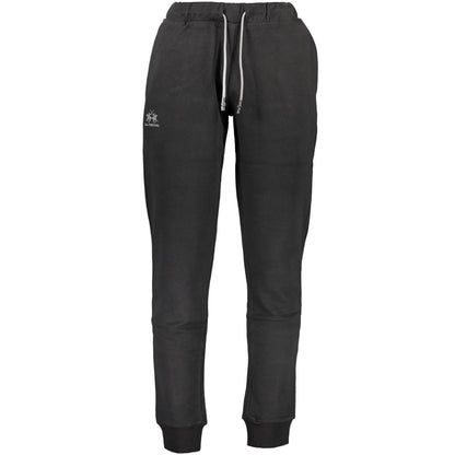 La Martina Pantaloni sport CCMT03FP109 NEGRU