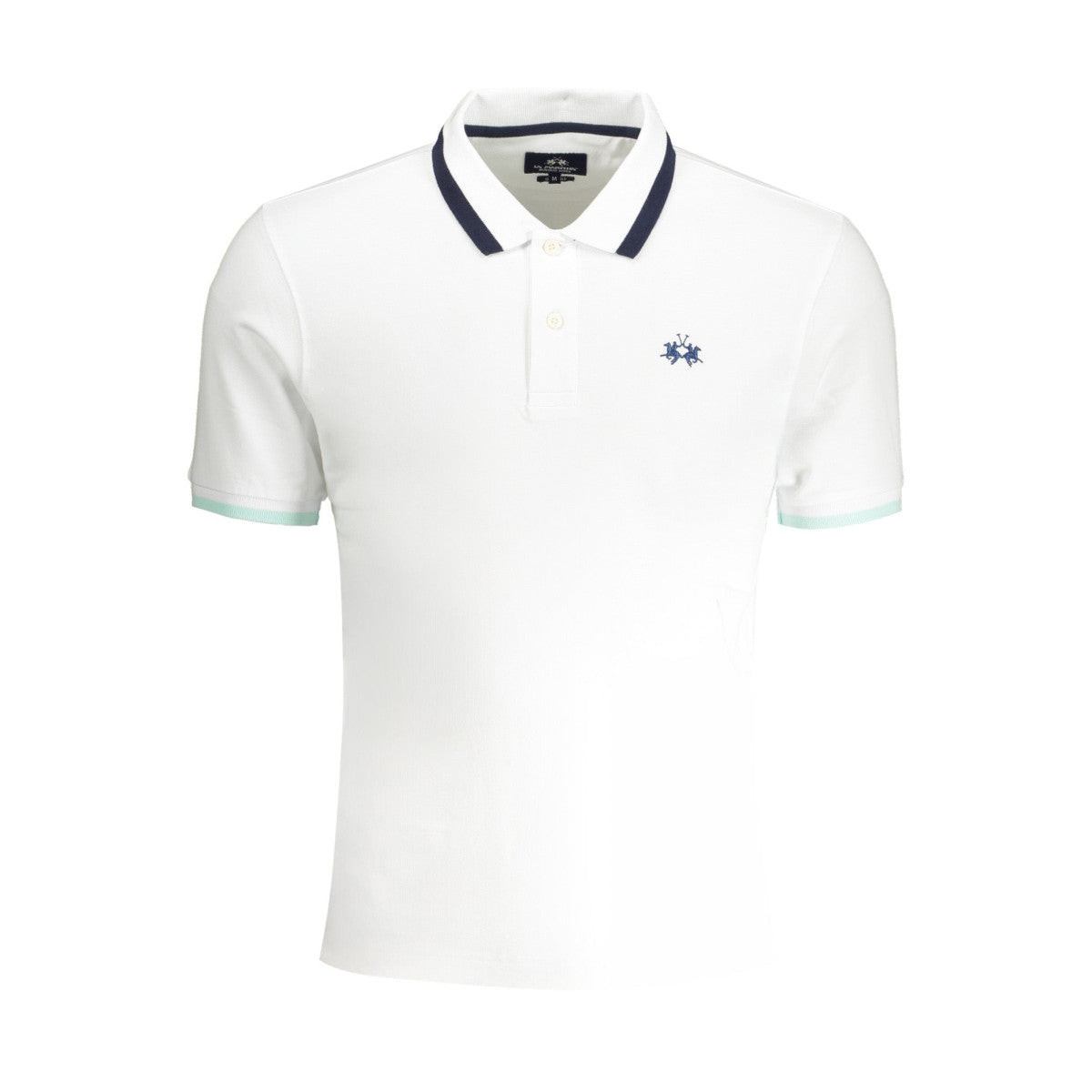 La Martina Tricou YMP006PK001 ALB