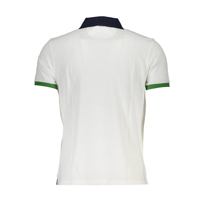 La Martina Tricou XMP310PK031 ALB