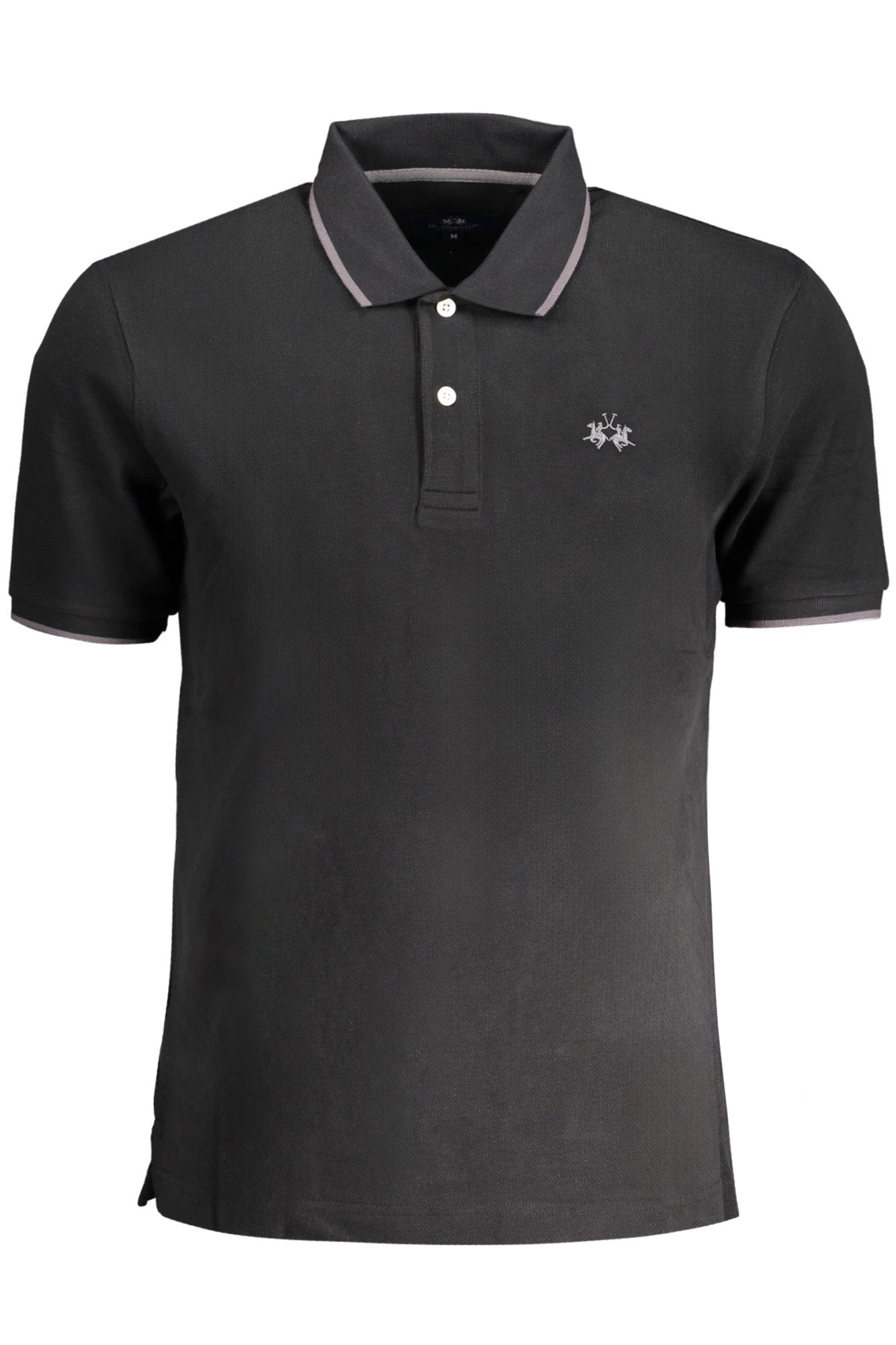 La Martina Tricou BPMP04PK031 NEGRU 2