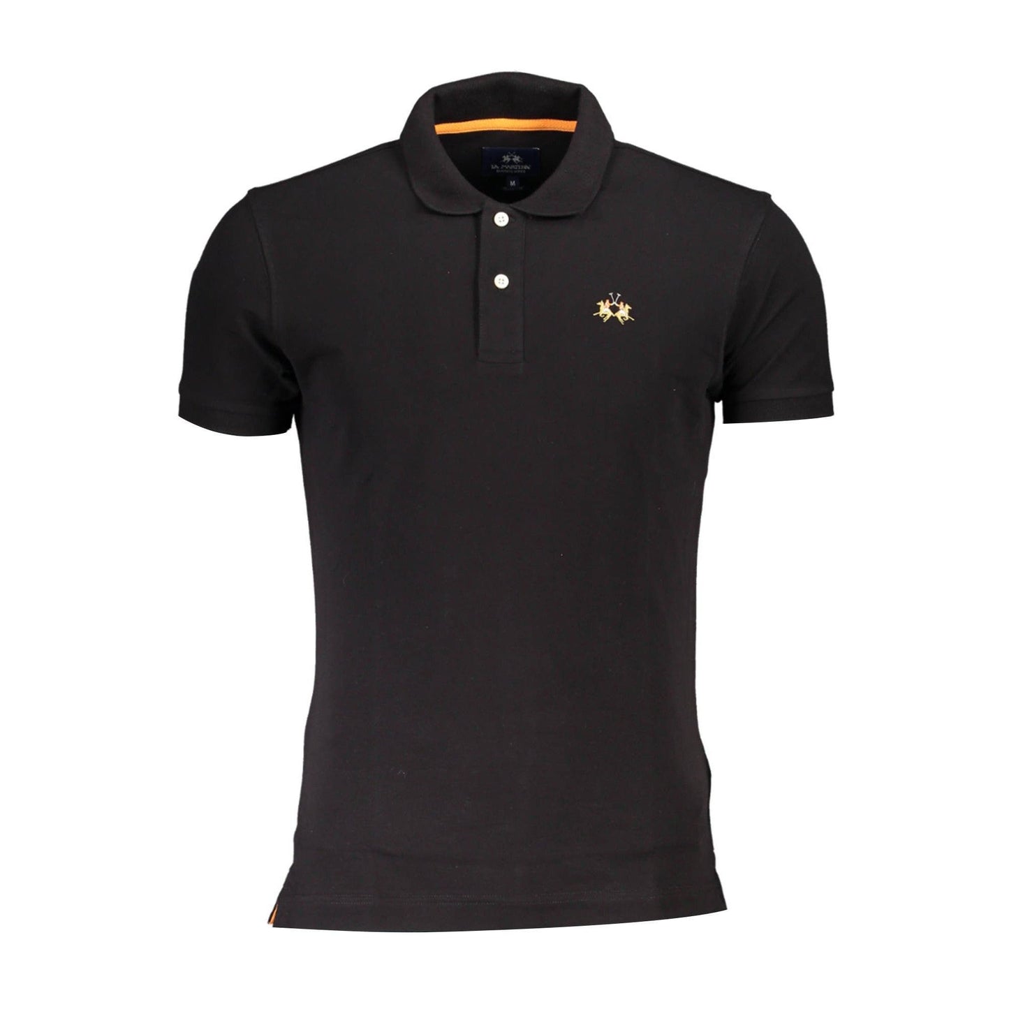 La Martina Tricou CCMP02PK001 NEGRU