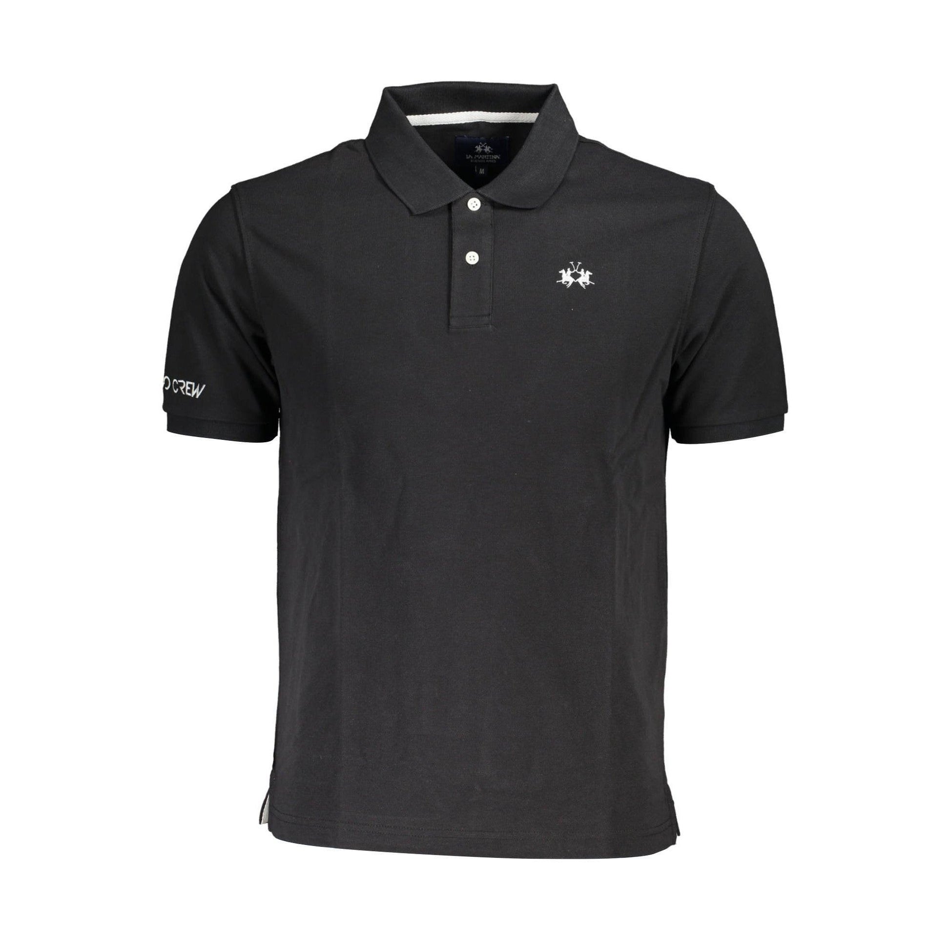 La Martina Tricou XMP002PK031 NEGRU