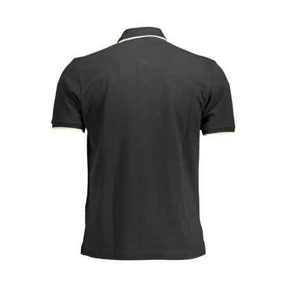 La Martina Tricou BPMP04PK031 NEGRU