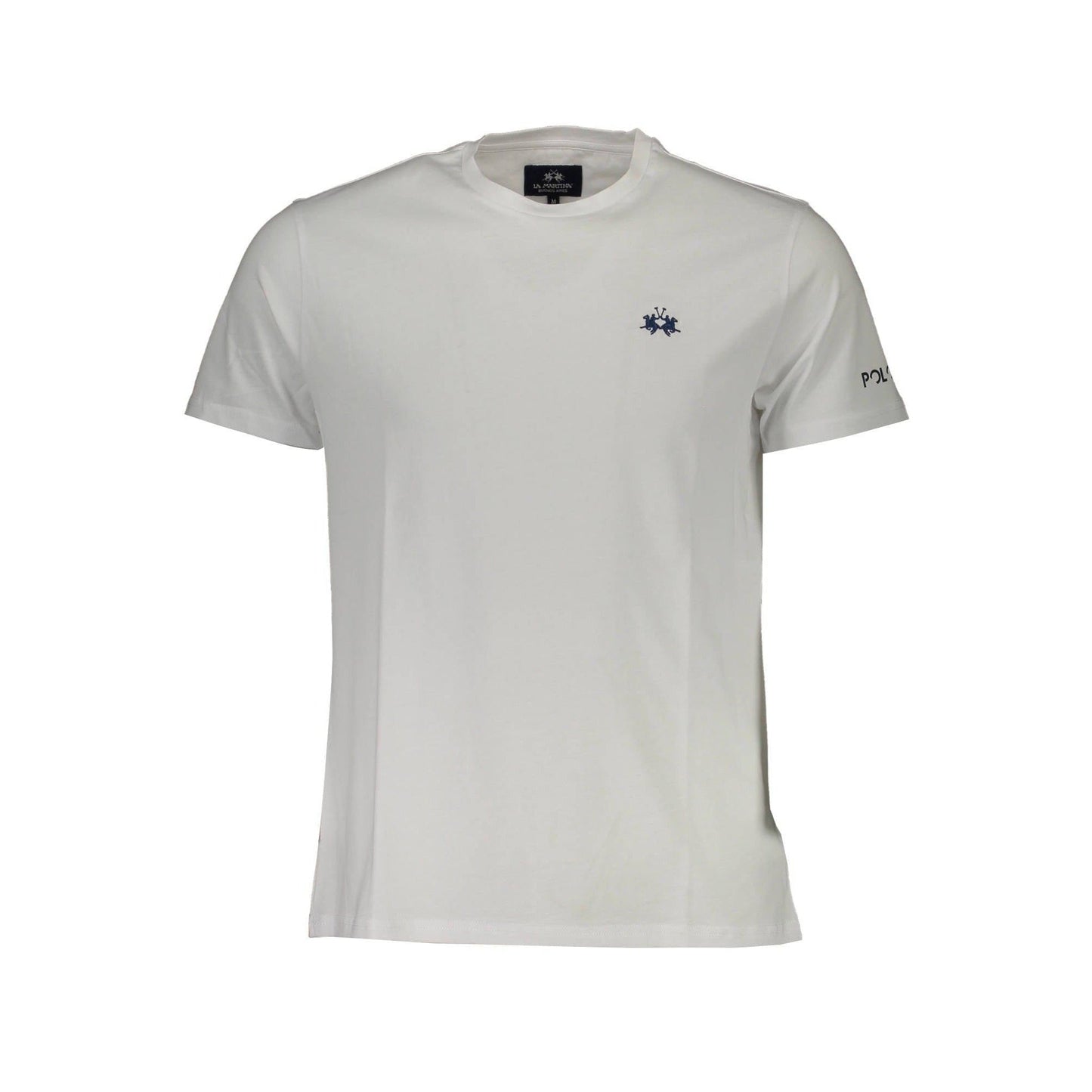 La Martina Tricou XMR006JS206 ALB