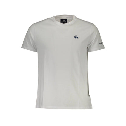La Martina Tricou XMR006JS206 ALB