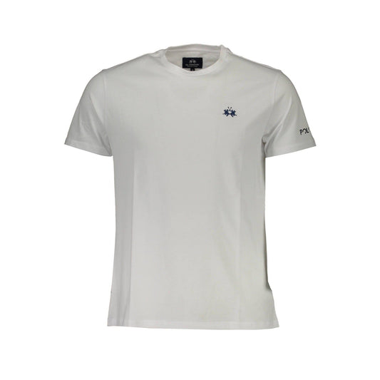 La Martina Tricou XMR006JS206 ALB