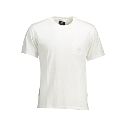 La Martina Tricou TMR006JS259 ALB