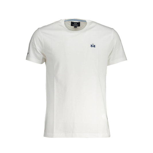 La Martina Tricou XMR010JS206 ALB
