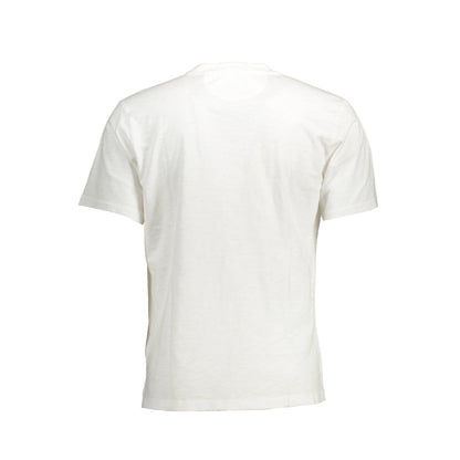 La Martina Tricou TMR006JS259 ALB