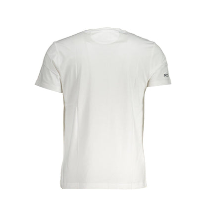 La Martina Tricou XMR010JS206 ALB