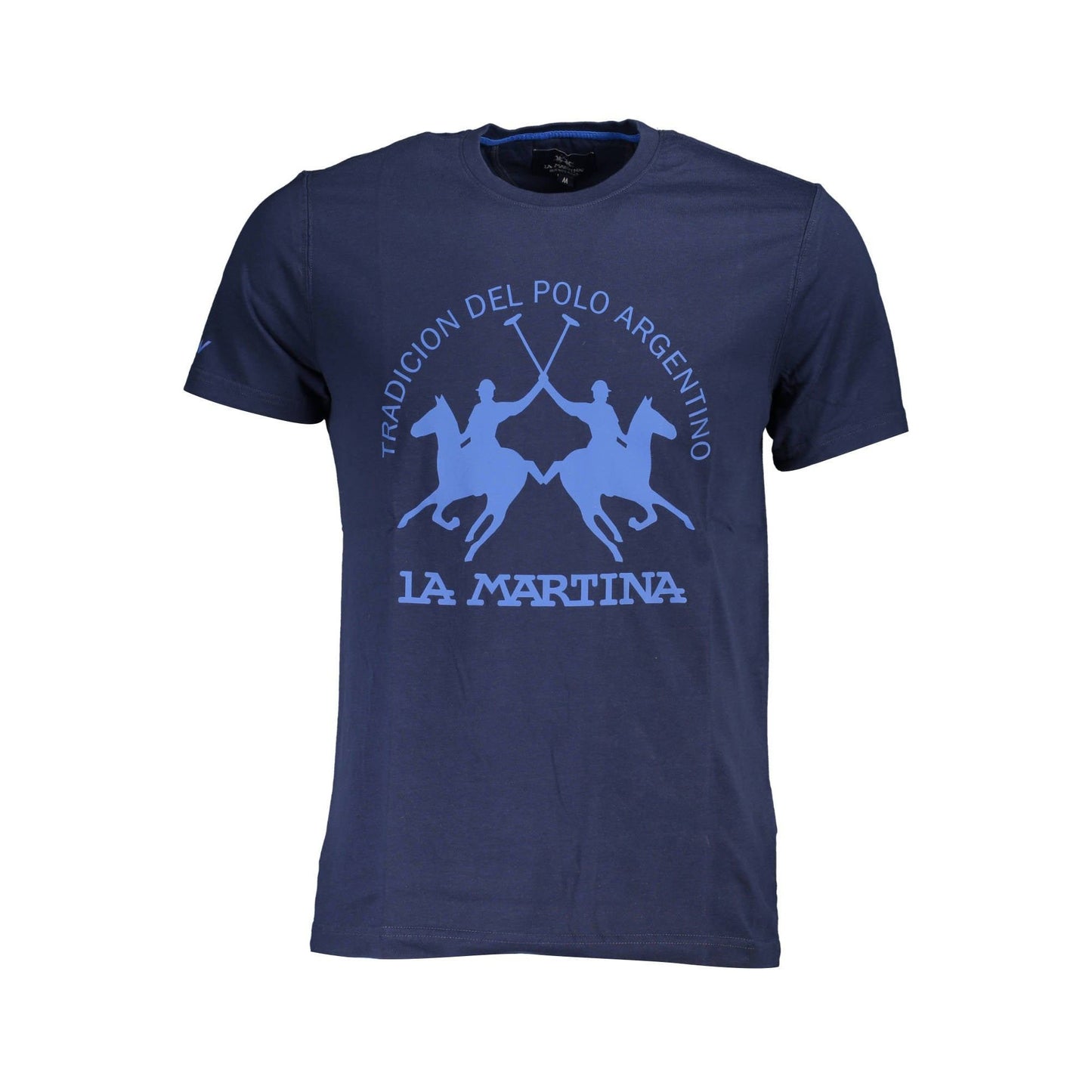 La Martina Tricou XMR011JS206 BLEUMARIN