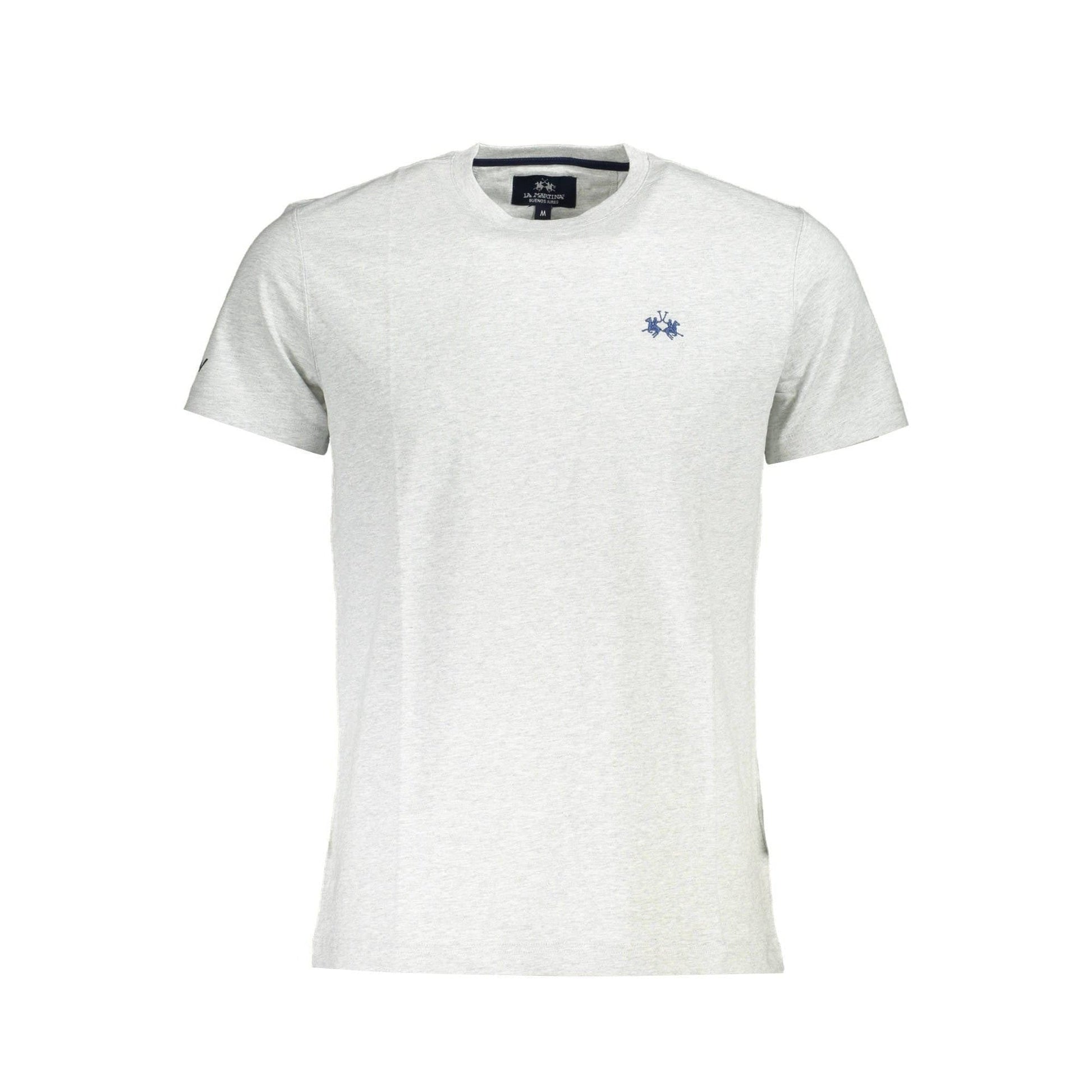La Martina Tricou XMR010JS206 GRI
