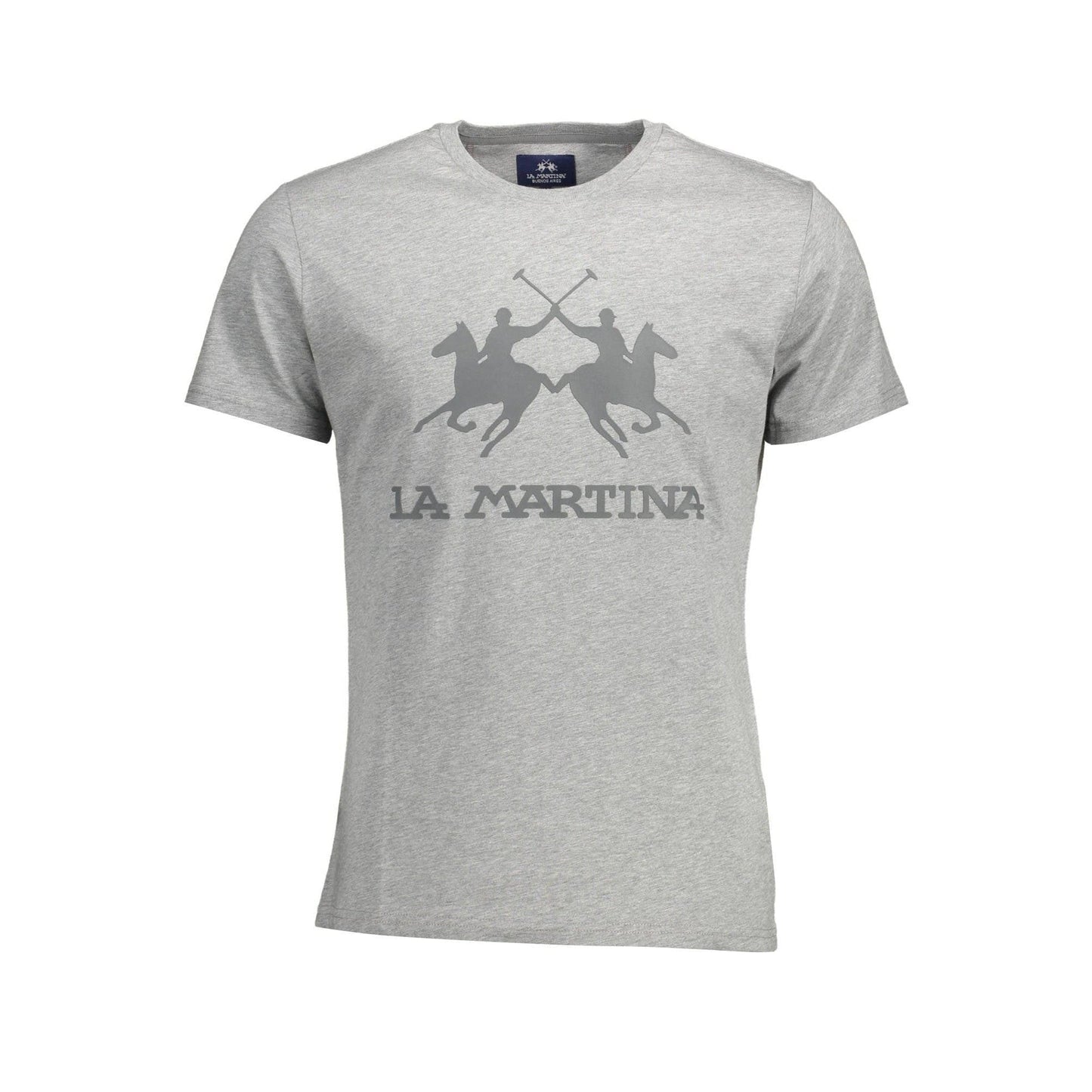 La Martina Tricou CCMR05JS206 GRI