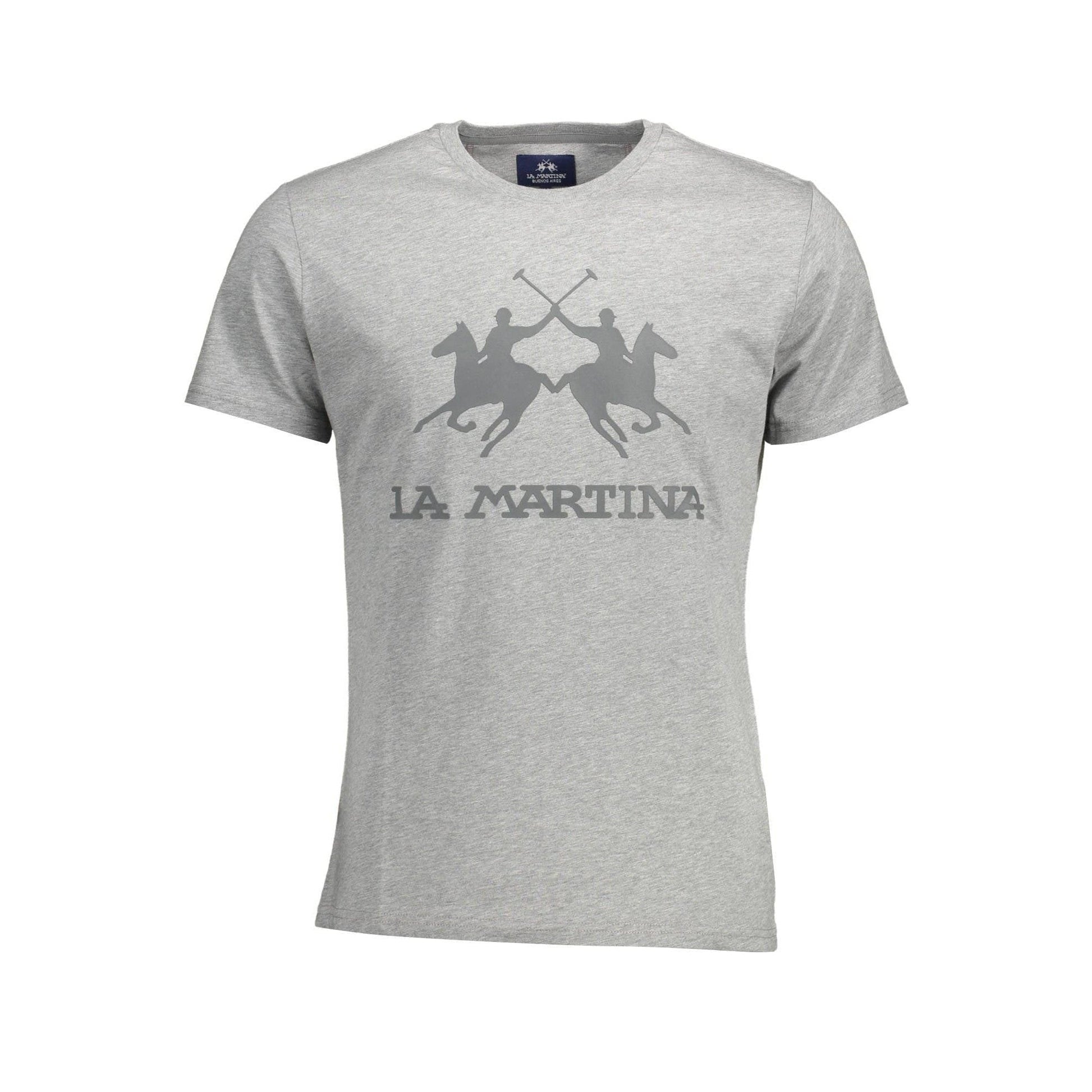 La Martina Tricou CCMR05JS206 GRI