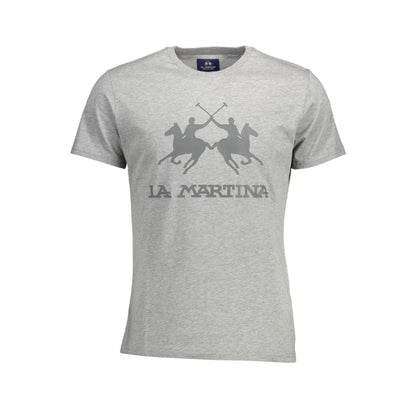 La Martina Tricou CCMR05JS206 GRI