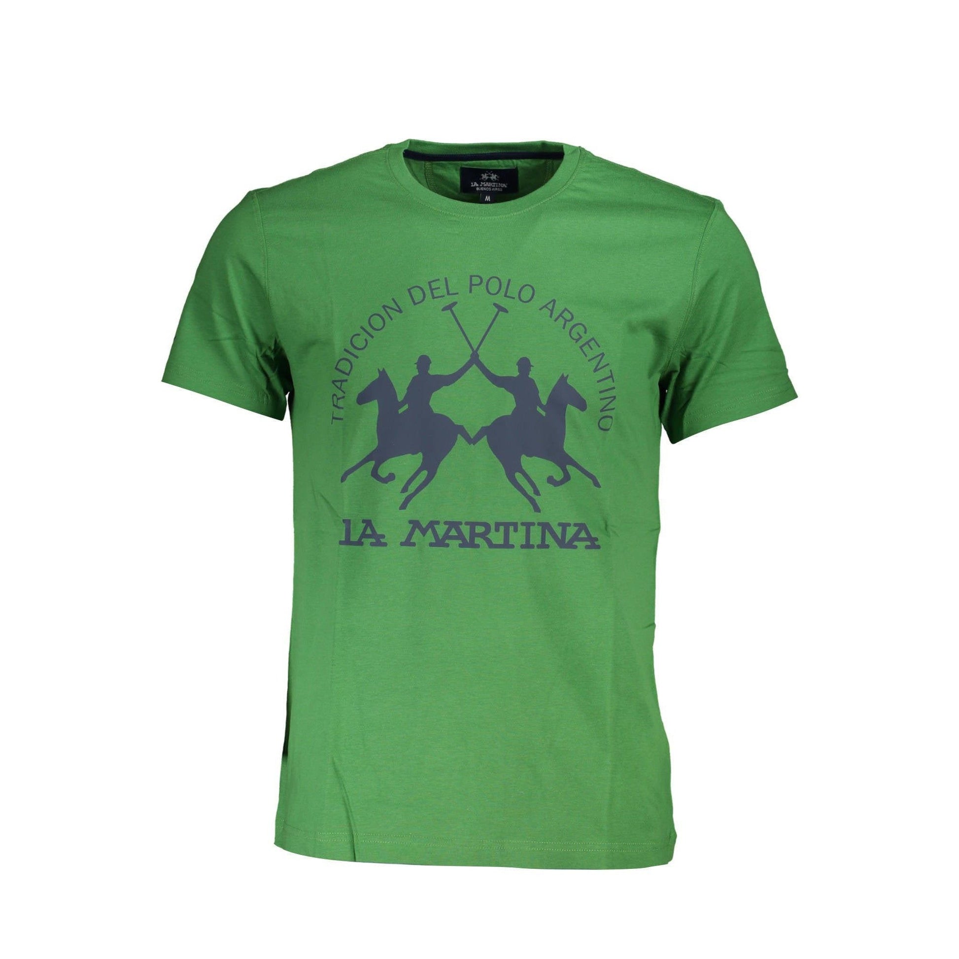 La Martina Tricou XMR011JS206 VERDE