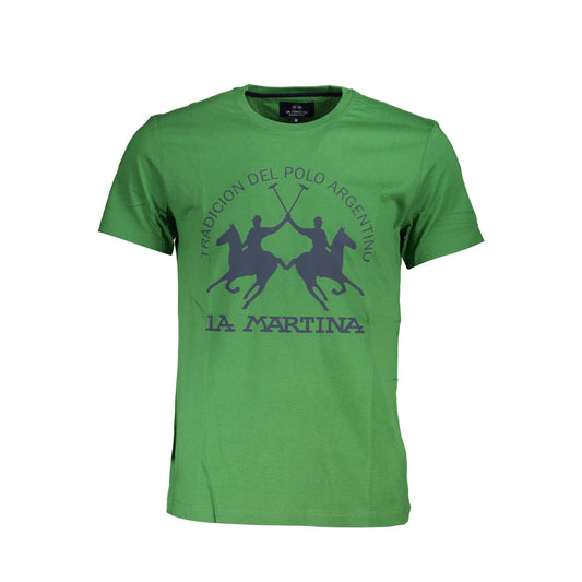 La Martina Tricou XMR011JS206 VERDE