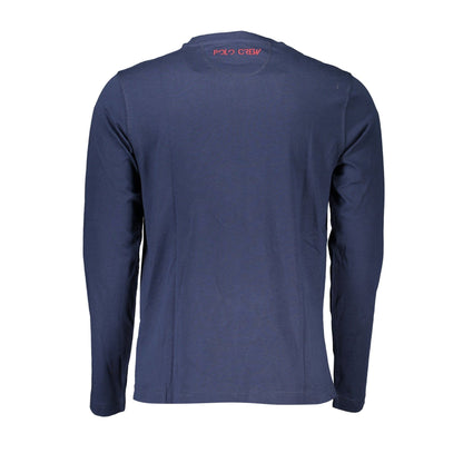 La Martina Tricou XMR012JS385 BLEUMARIN