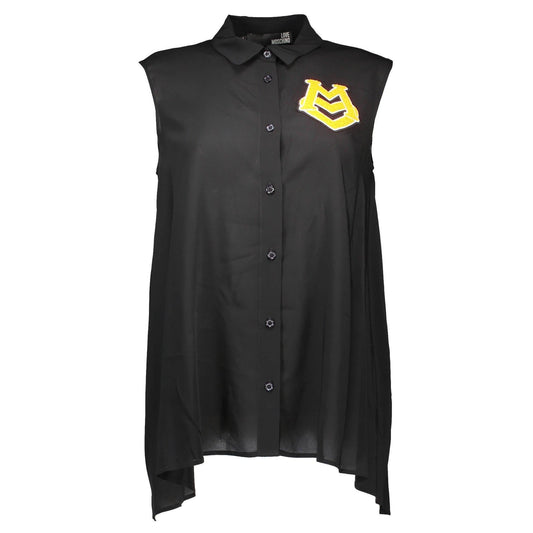 Love Moschino Cămașă W-C-B29-80-S-2655 NEGRU