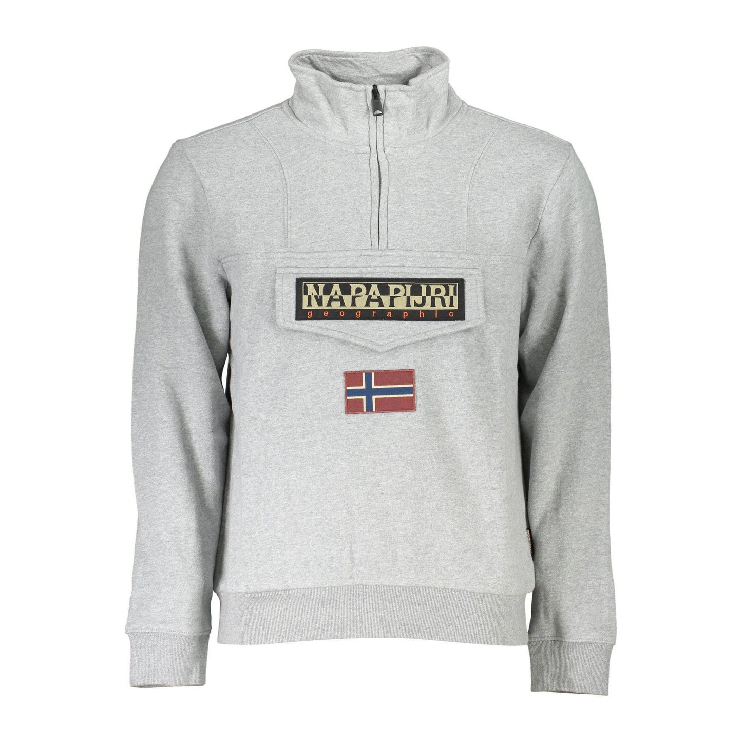 Napapijri Hanorac NP0A4GJC-BURGEE-HZ-1 GRI