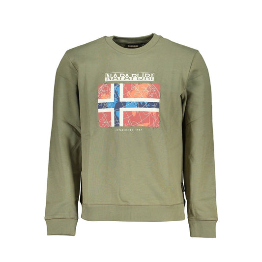 Napapijri Hanorac NP0A4HEBBGUIROC1 VERDE