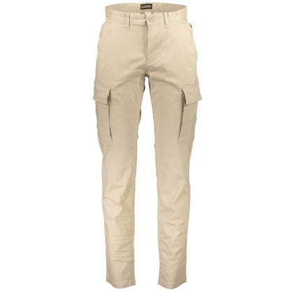 Napapijri Pantaloni casual NP0A4GK3-MOTO-WINT-3 BEJ