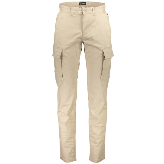 Napapijri Pantaloni casual NP0A4GK3-MOTO-WINT-3 BEJ