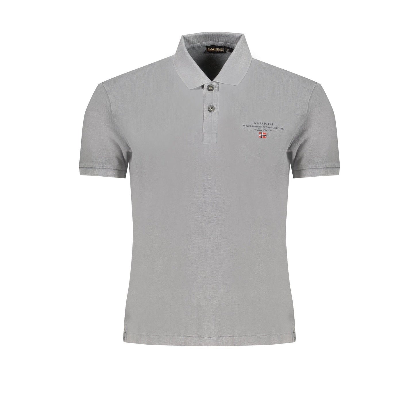 Napapijri Tricou NP0A4GDLELBASSS4 GRI 2