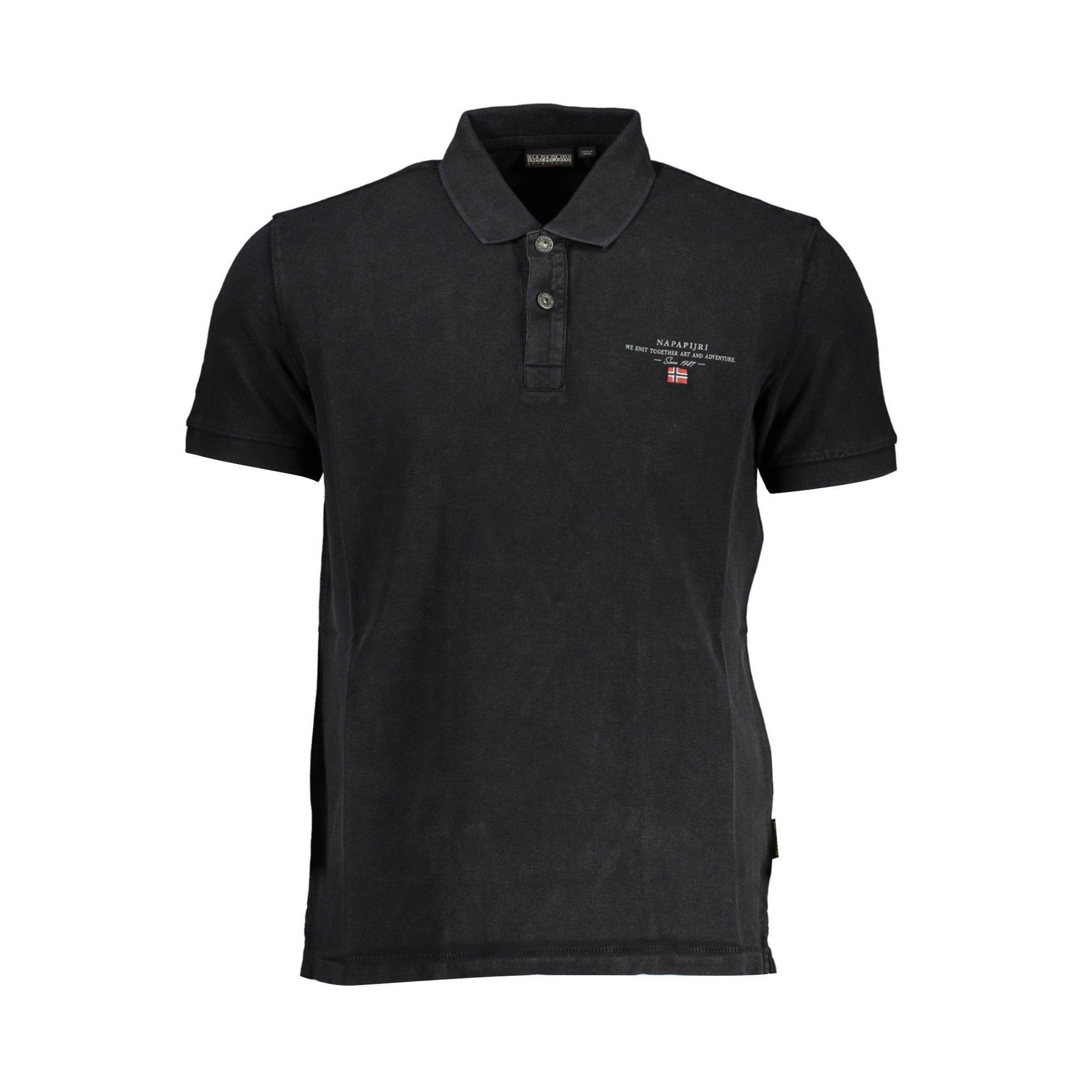 Napapijri Tricou NP0A4GDLELBASSS4 NEGRU
