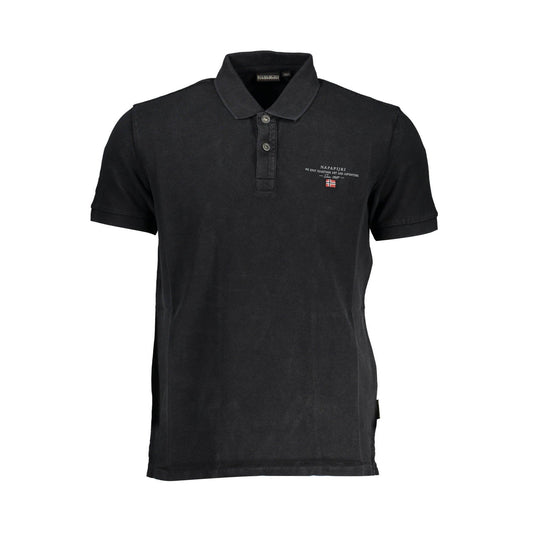 Napapijri Tricou NP0A4GDLELBASSS4 NEGRU