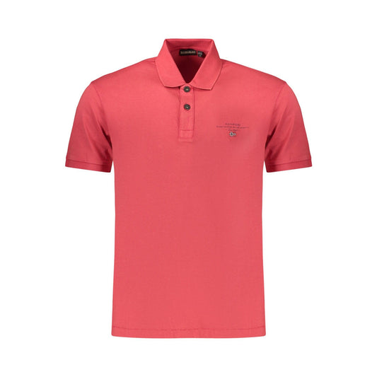 Napapijri Tricou NP0A4GB4ELBASJERSEY ROȘU 2