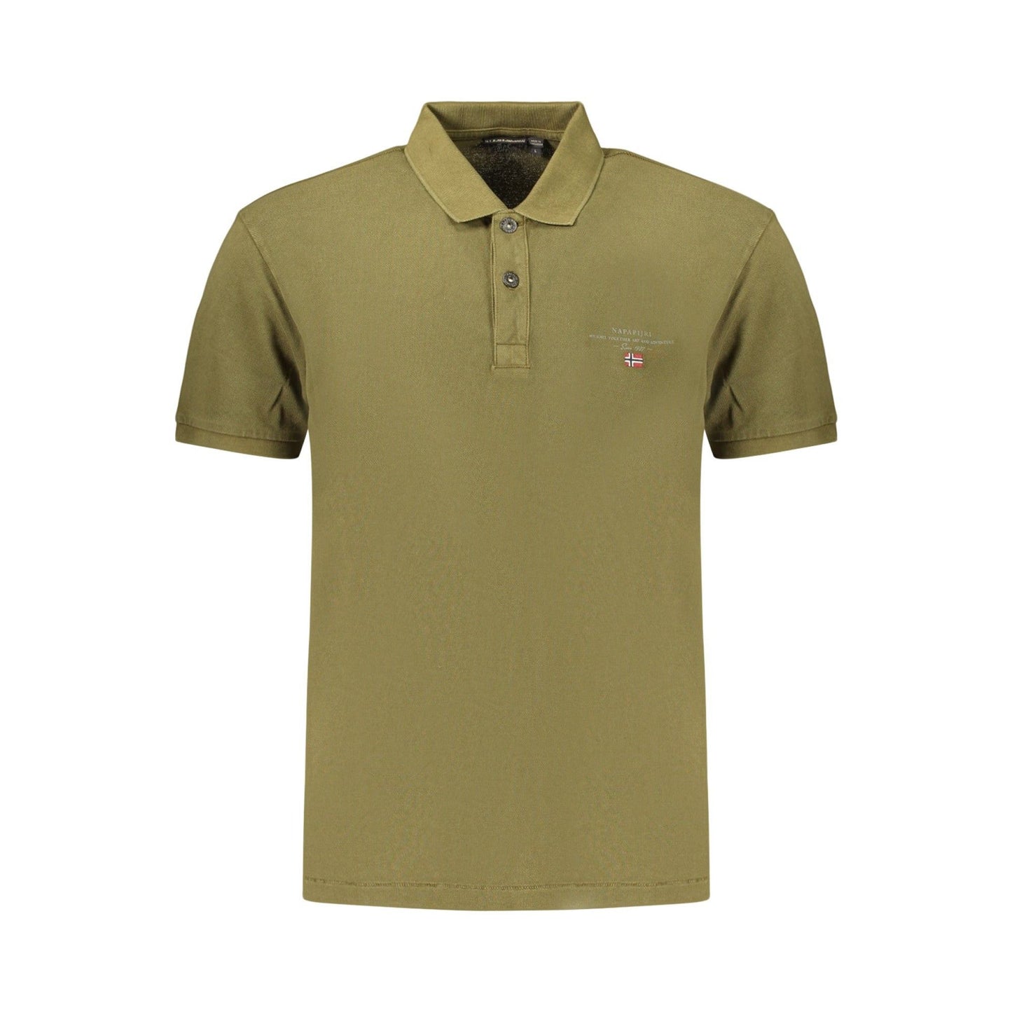 Napapijri Tricou NP0A4GDLELBASSS4 VERDE 3