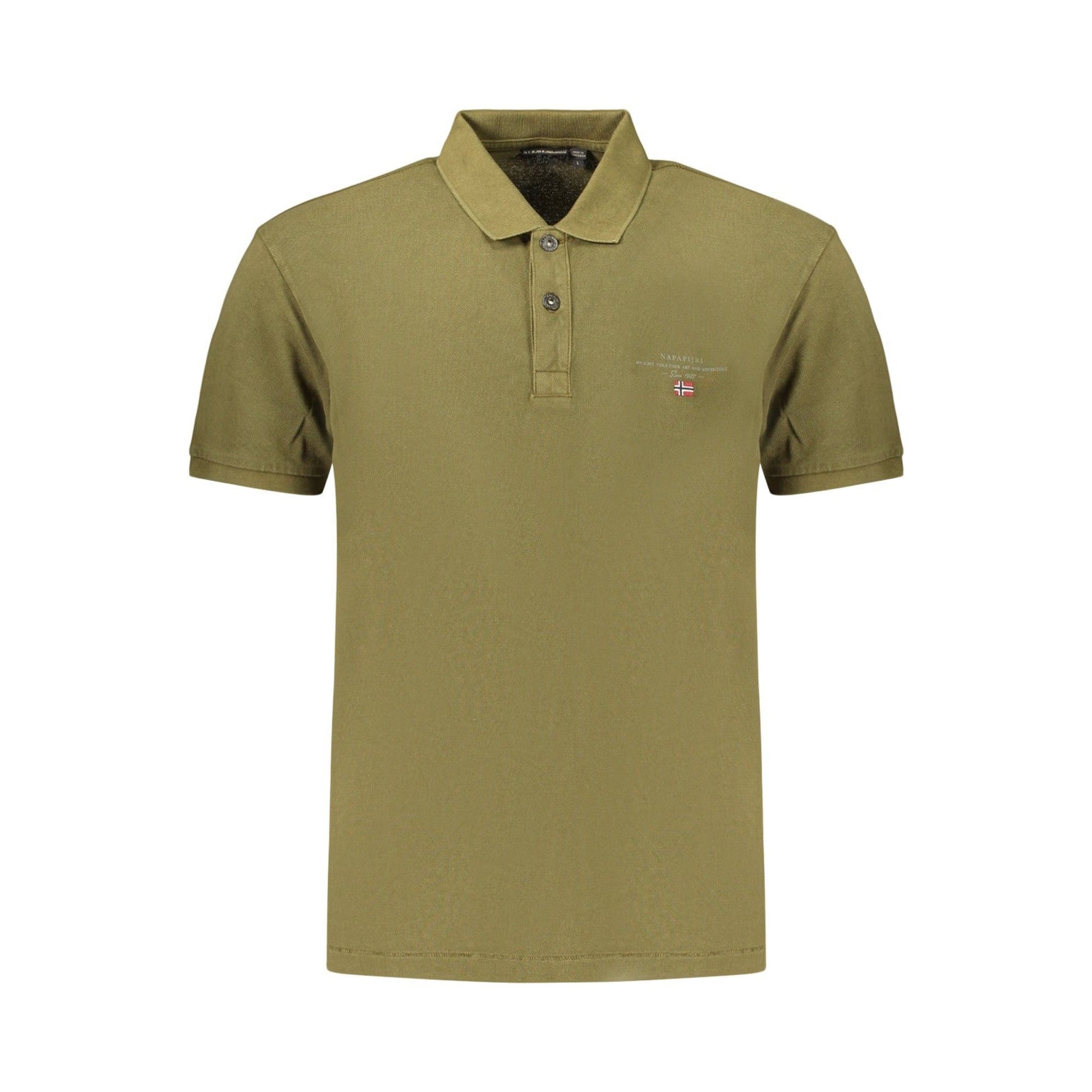 Napapijri Tricou NP0A4GDLELBASSS4 VERDE 3