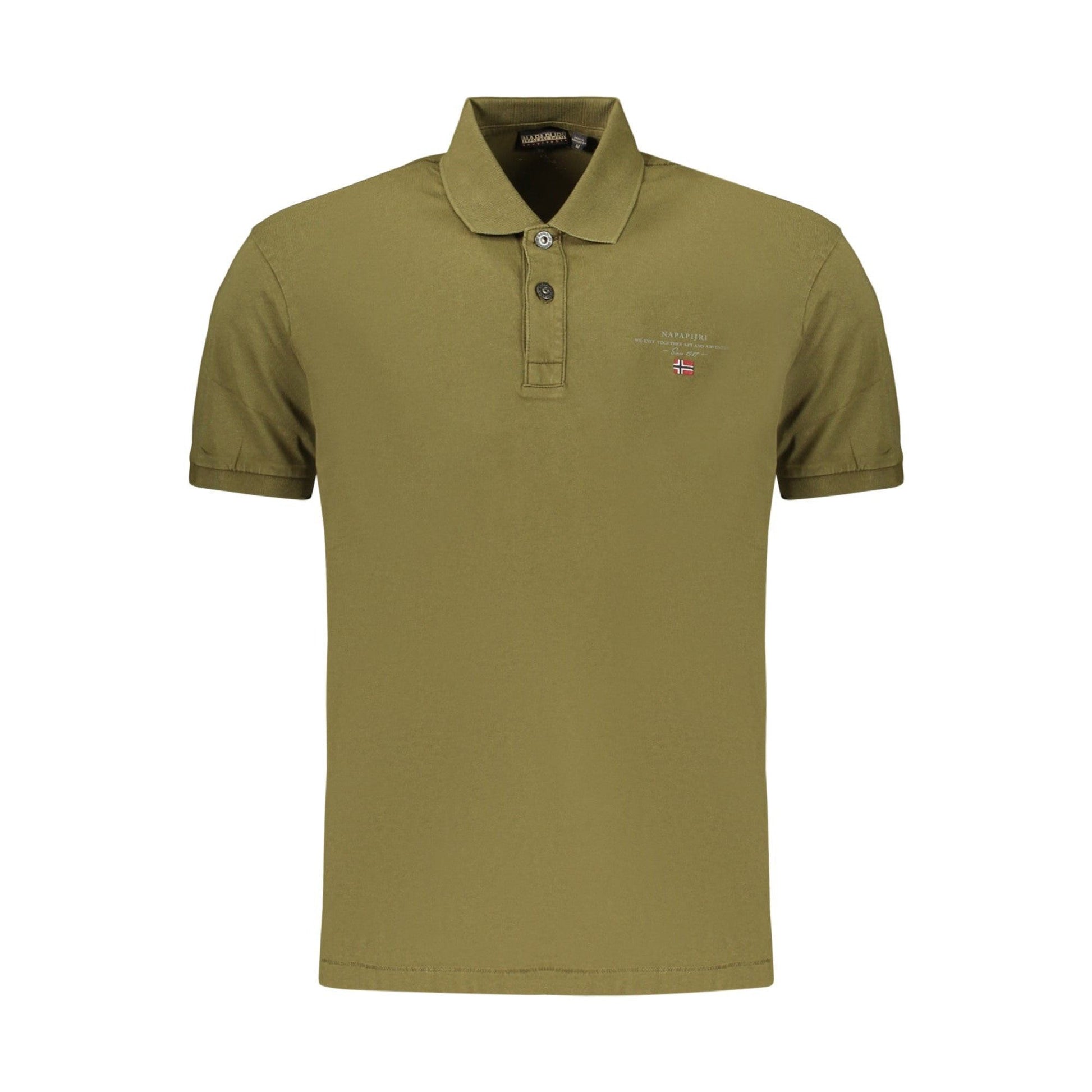 Napapijri Tricou NP0A4GB4ELBASJERSEY VERDE