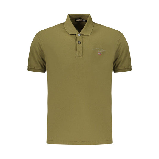 Napapijri Tricou NP0A4GB4ELBASJERSEY VERDE