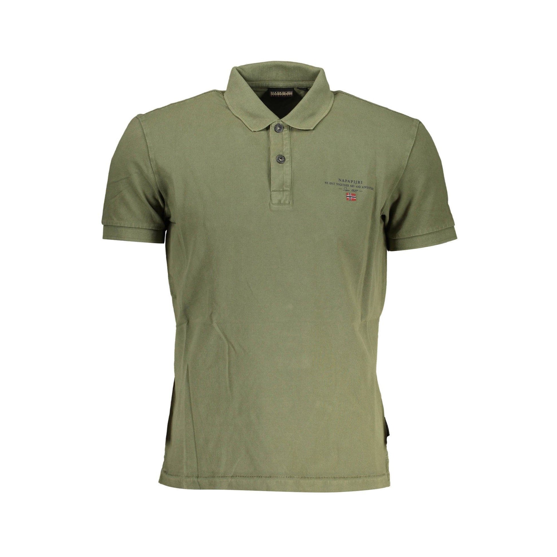 Napapijri Tricou NP0A4GDLELBASSS4 VERDE 2