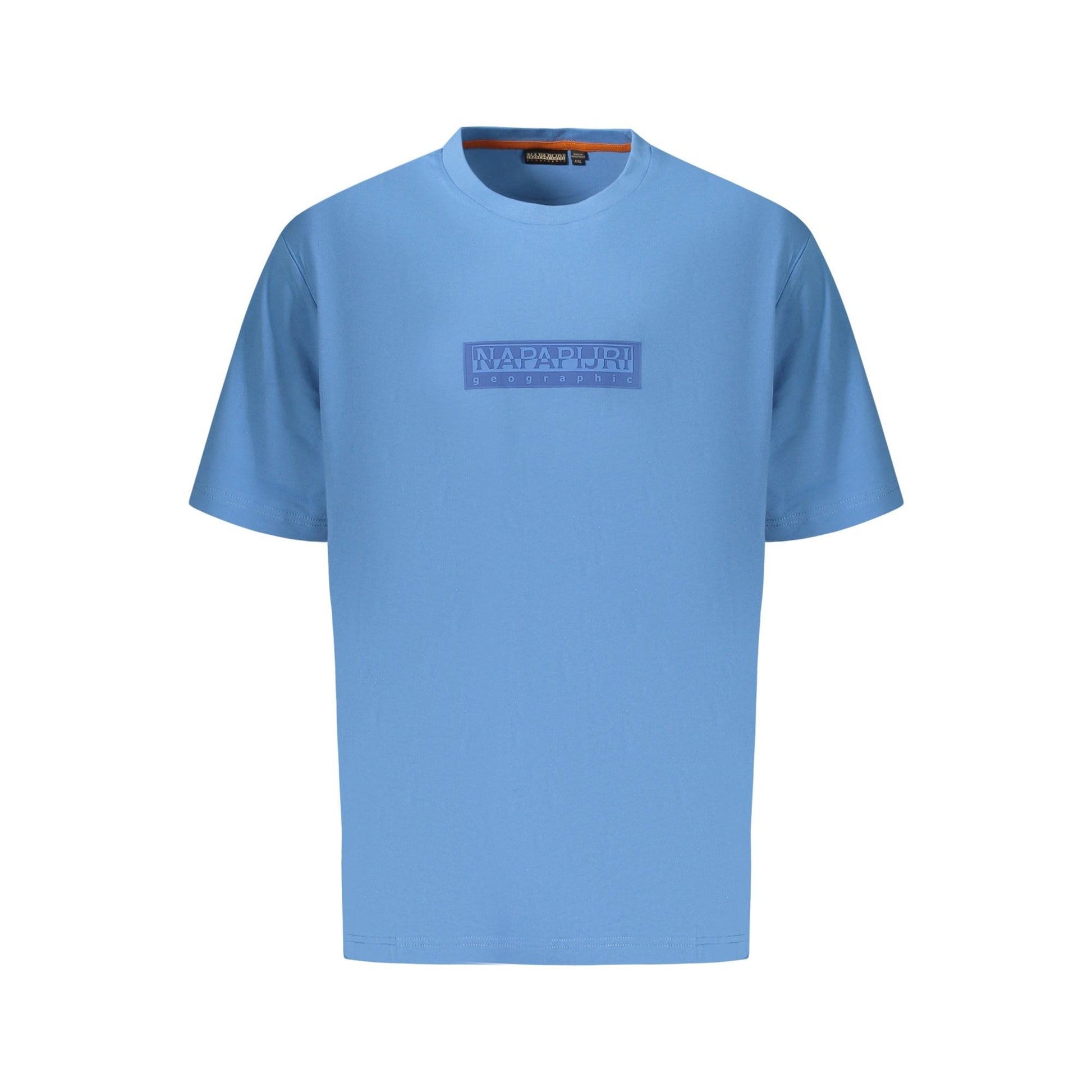 Napapijri Tricou NP0A4IFLSBOXLOGOSS1 CIEL