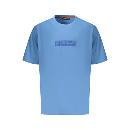 Napapijri Tricou NP0A4IFLSBOXLOGOSS1 CIEL