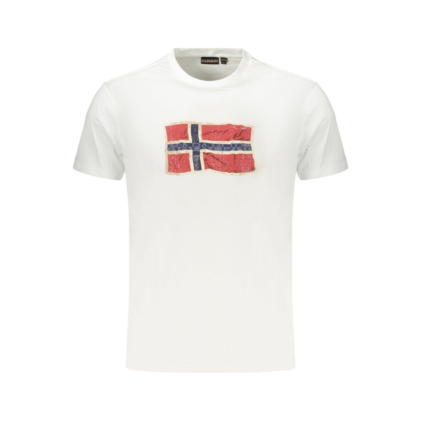 Napapijri Tricou NP0A4FZBSMAHSASS ALB