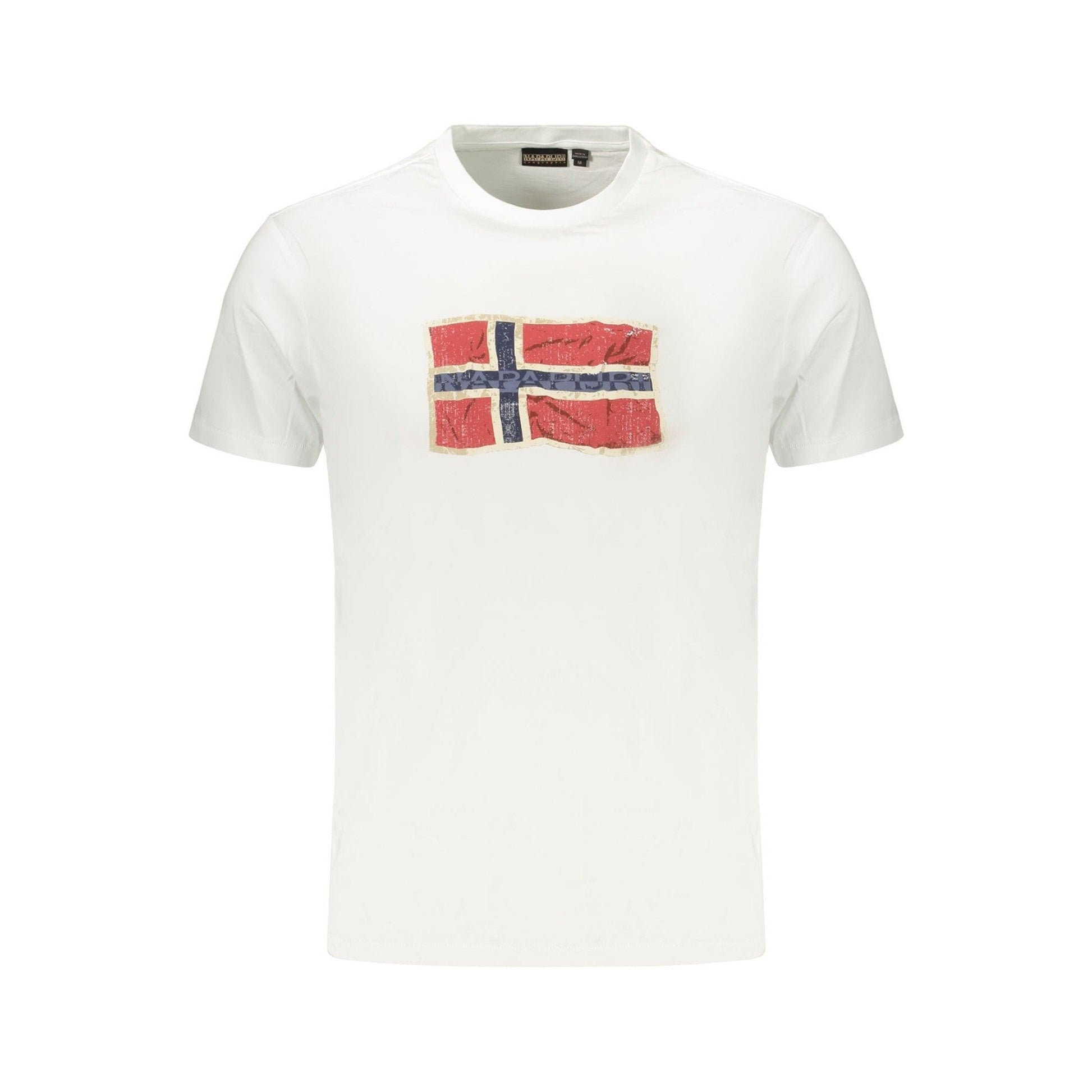Napapijri Tricou NP0A4FZBSMAHSASS ALB