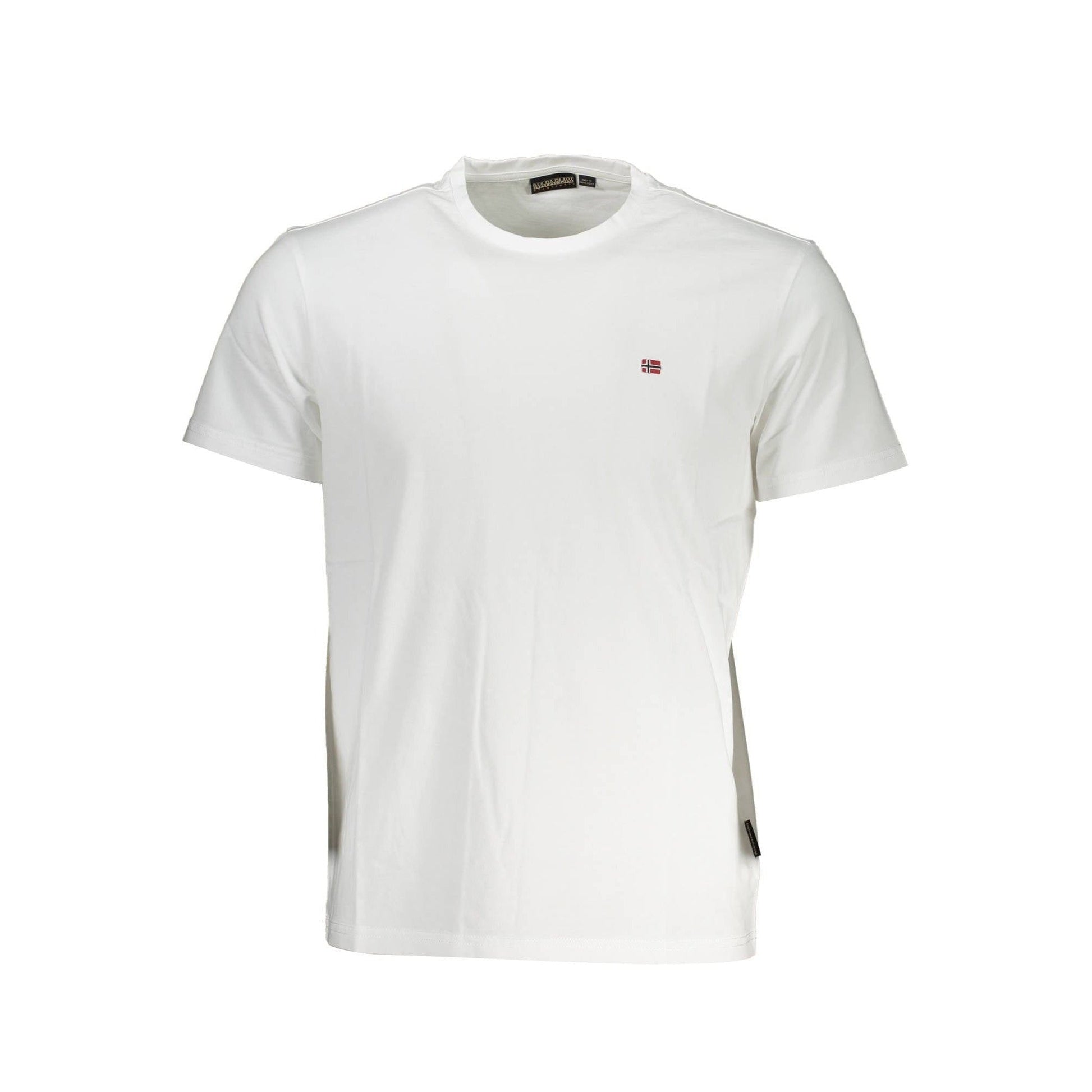 Napapijri Tricou NP0A4H8DSALISSSSUM ALB