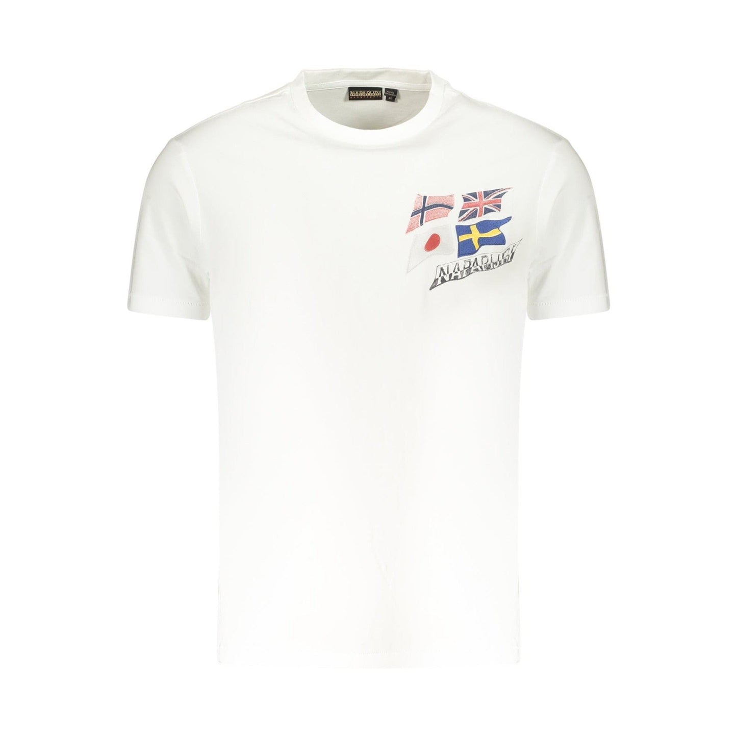 Napapijri Tricou NP0A4FZBSMAHSASS ALB 2