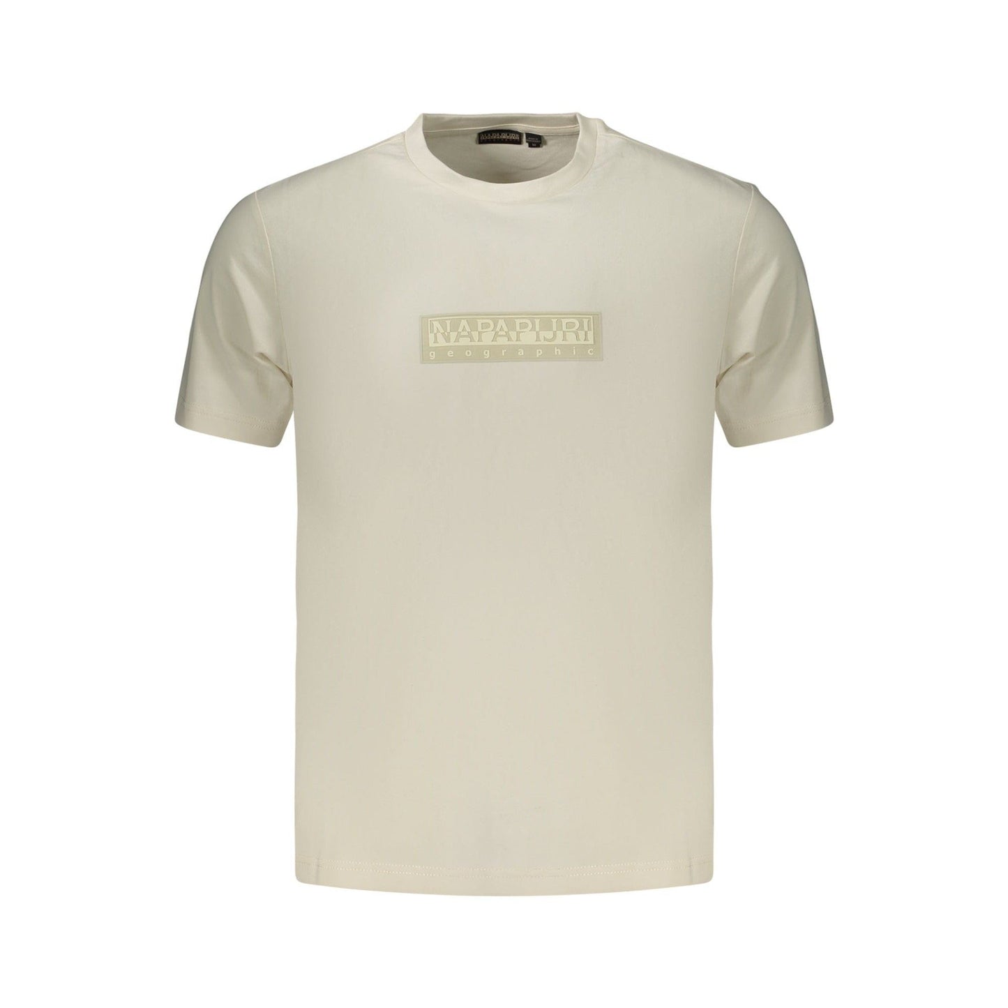 Napapijri Tricou NP0A4IFLSBOXLOGOSS1 ALB