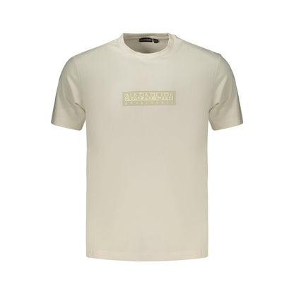 Napapijri Tricou NP0A4IFLSBOXLOGOSS1 ALB